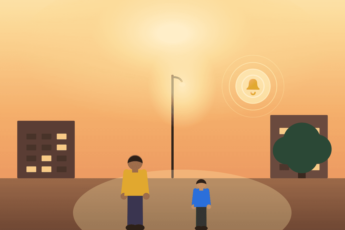 Something changes illustration